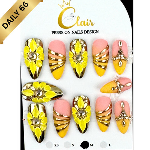 Clair Daily Press- On Nails Collection ( High Quality & Hand Made)