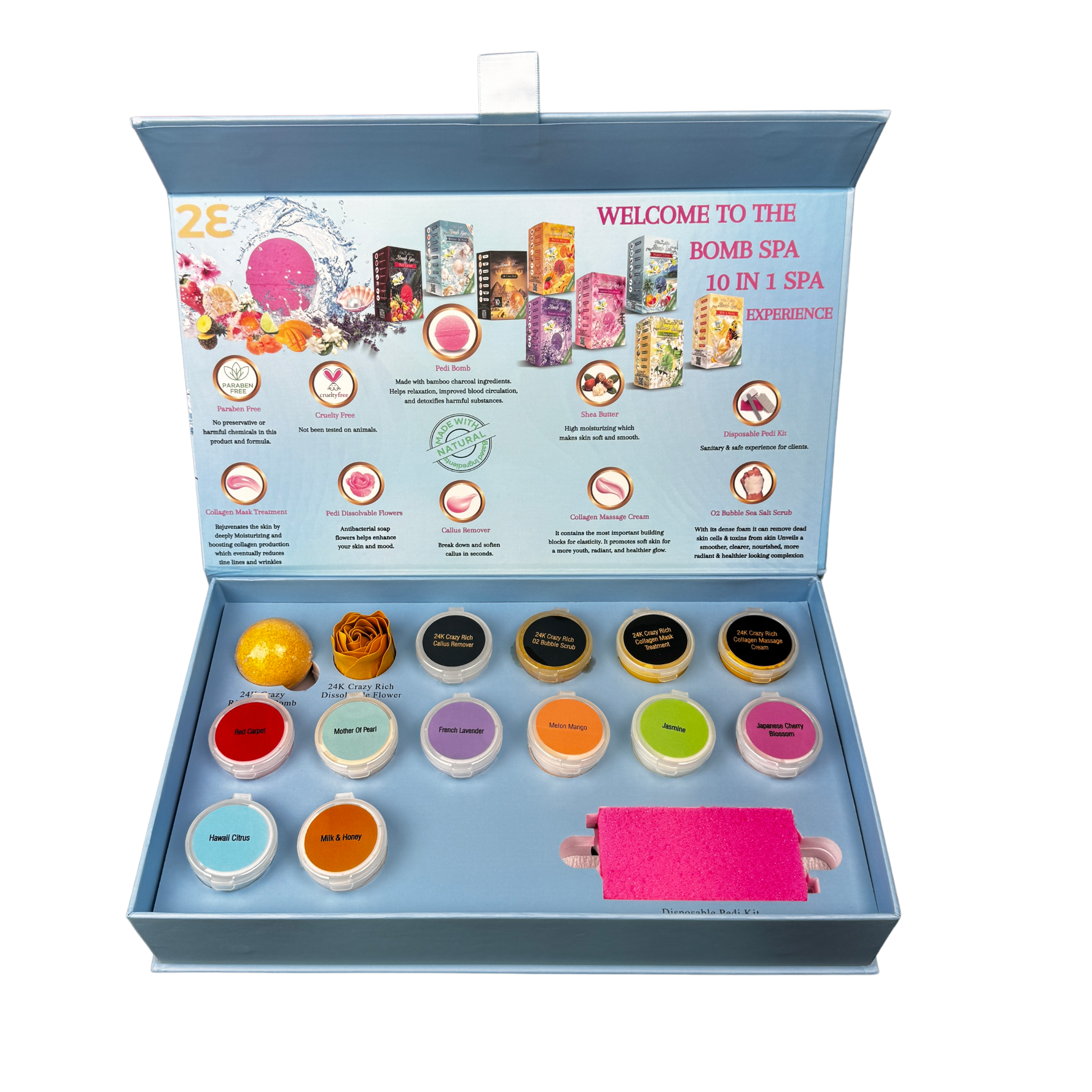 11in1 Bomb Spa Sample Box – 2E Nail Supply
