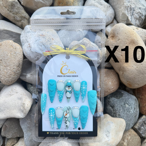 Clair PRESS ON NAIL Christmas Collection