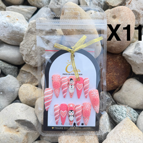 Clair PRESS ON NAIL Christmas Collection