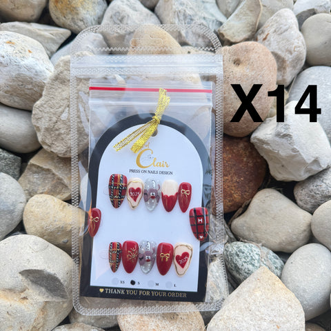 Clair PRESS ON NAIL Christmas Collection