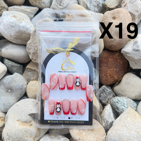 Clair PRESS ON NAIL Christmas Collection