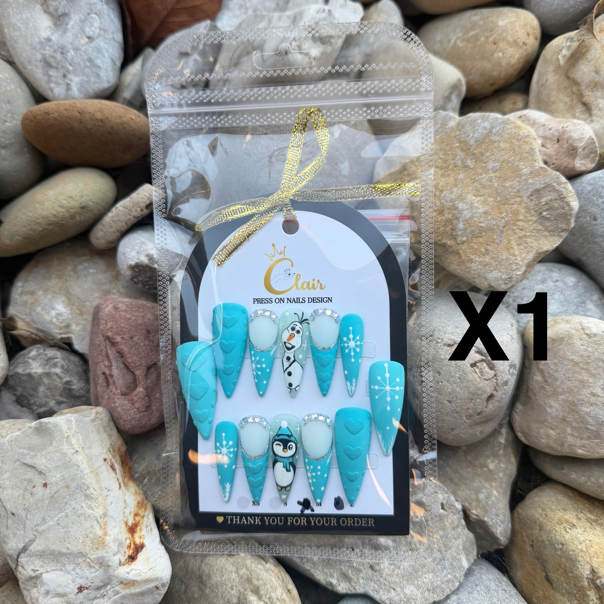 Clair PRESS ON NAIL Christmas Collection