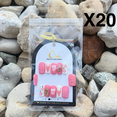 Clair PRESS ON NAIL Christmas Collection