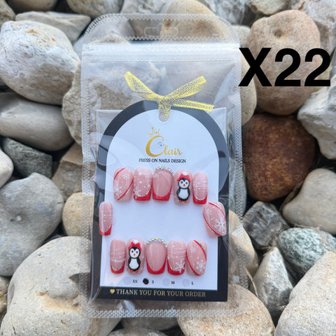 Clair PRESS ON NAIL Christmas Collection
