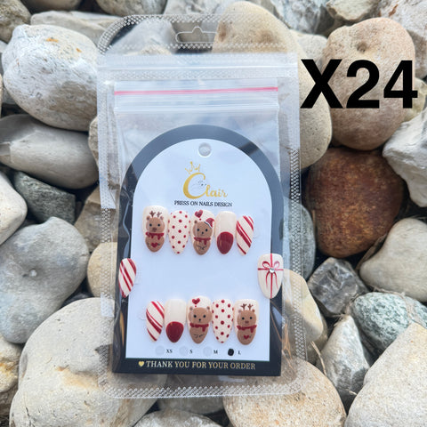 Clair PRESS ON NAIL Christmas Collection
