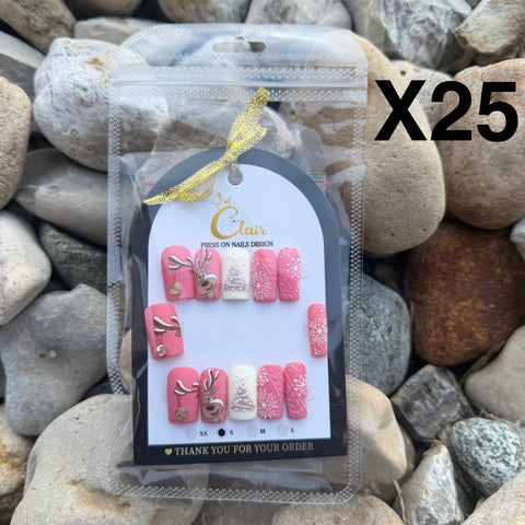 Clair PRESS ON NAIL Christmas Collection