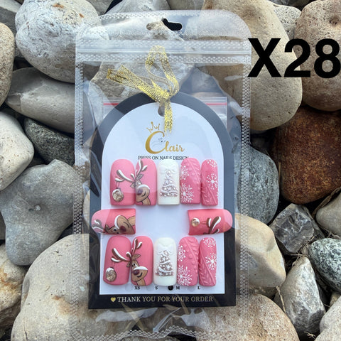 Clair PRESS ON NAIL Christmas Collection