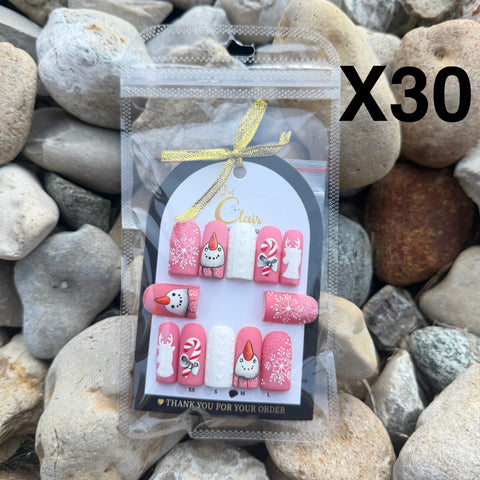 Clair PRESS ON NAIL Christmas Collection