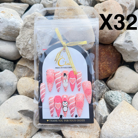 Clair PRESS ON NAIL Christmas Collection