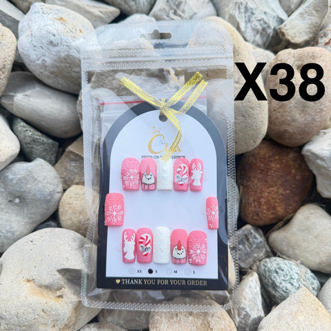 Clair PRESS ON NAIL Christmas Collection