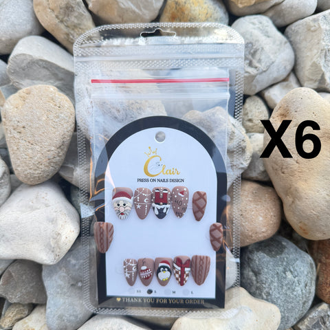 Clair PRESS ON NAIL Christmas Collection