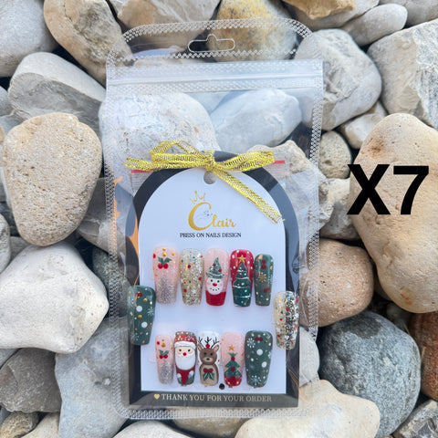 Clair PRESS ON NAIL Christmas Collection