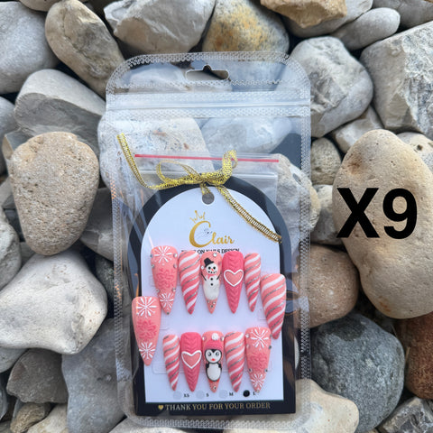 Clair PRESS ON NAIL Christmas Collection